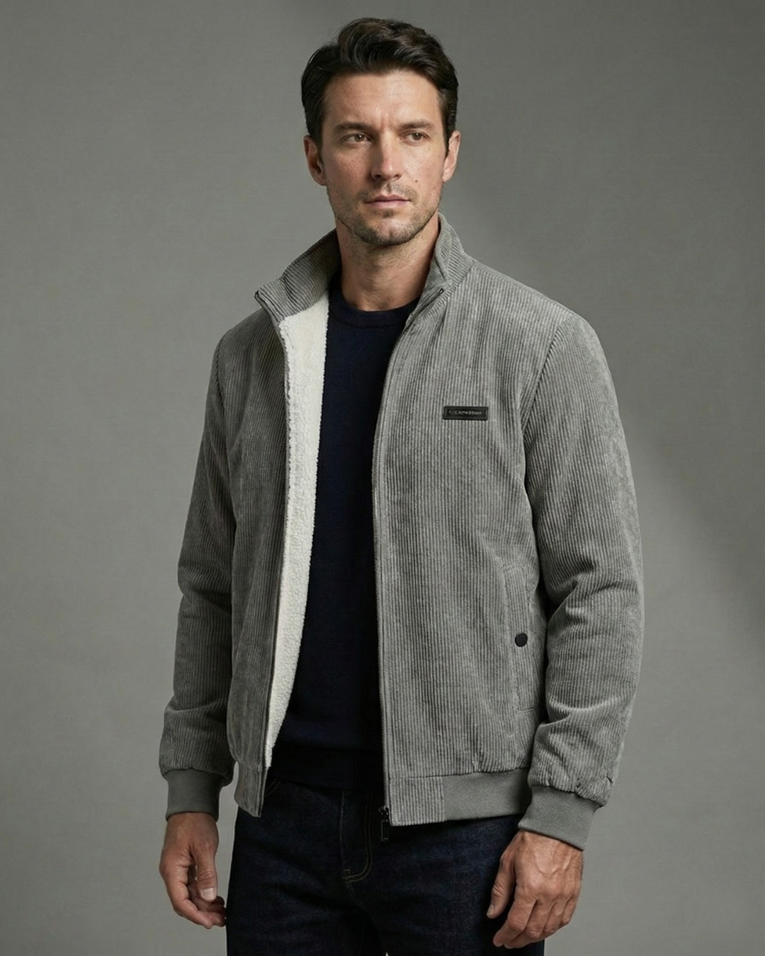 Nordhelm™ – Windproof insulated winter jacket for men