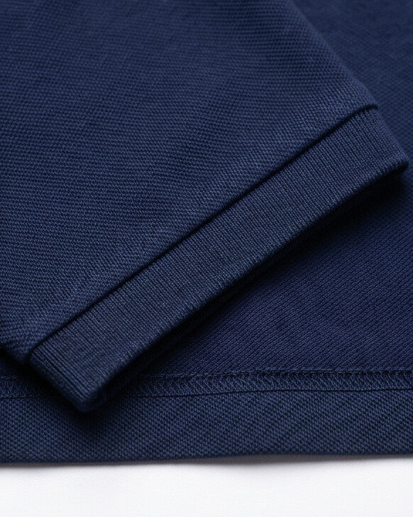 Embroidered Polo Shirt with Contrast Trim