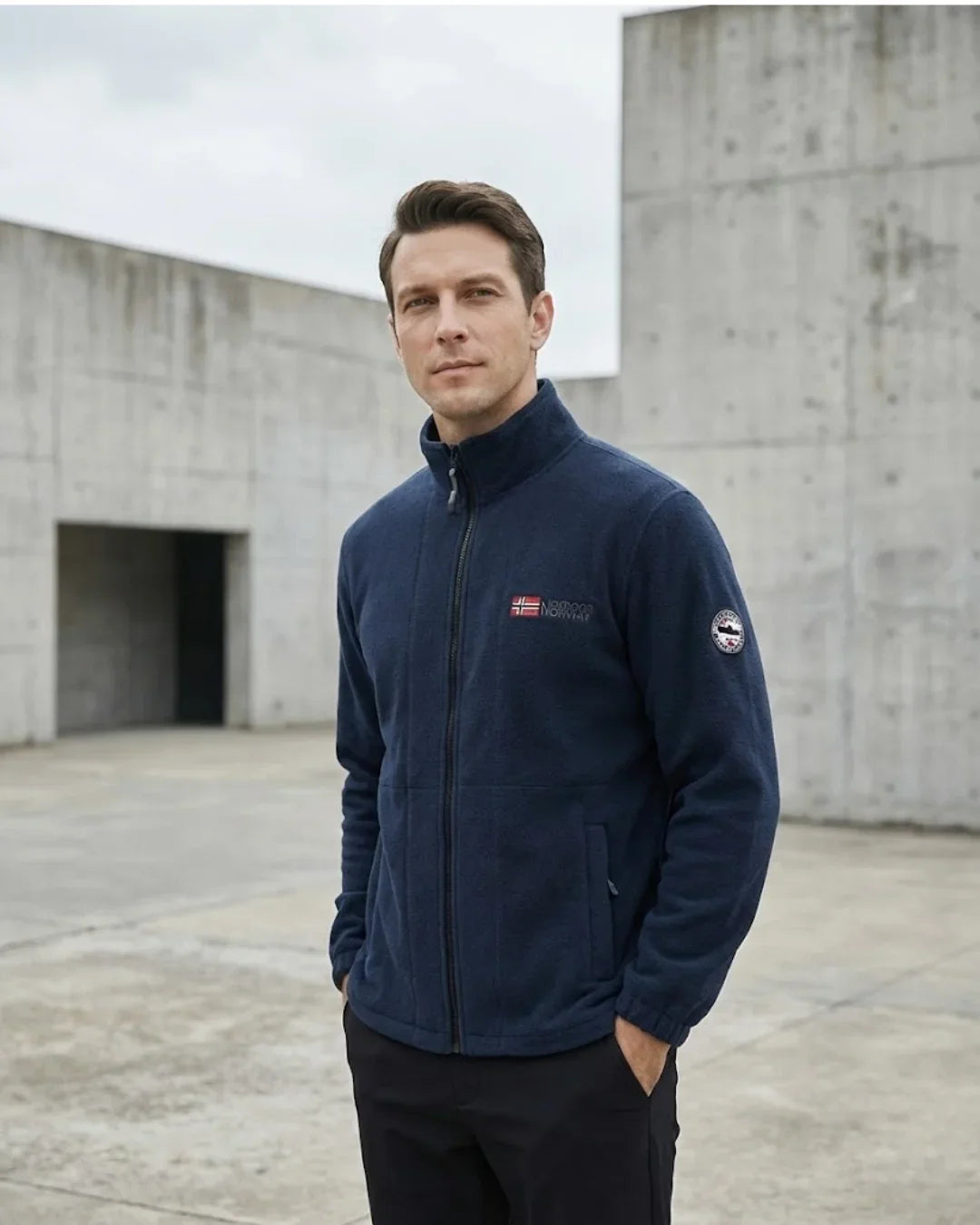 Lightweight thermal fleece for cold days