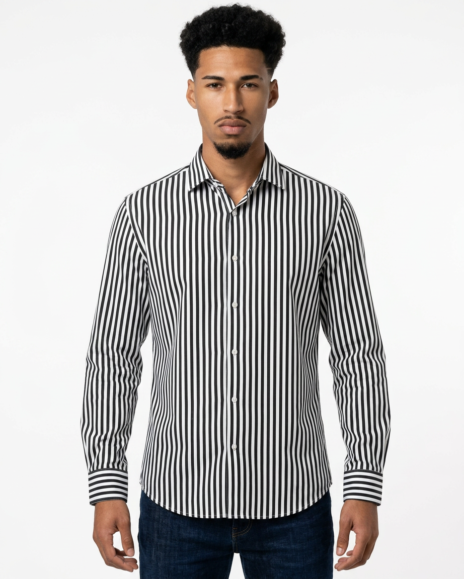 Long Sleeve Striped Shirt