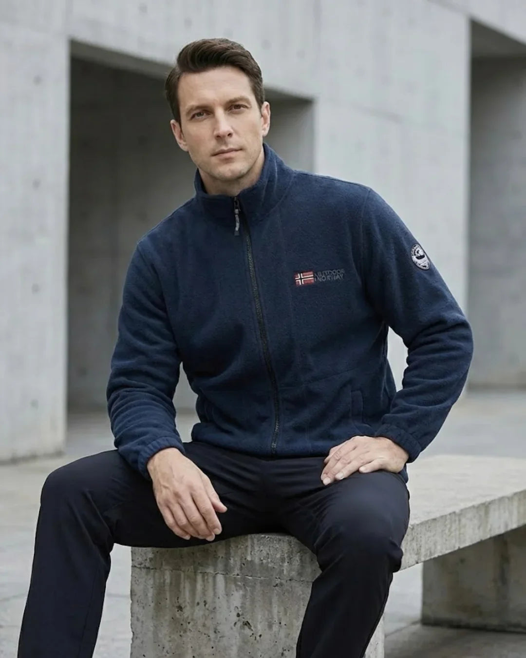 Lightweight thermal fleece for cold days