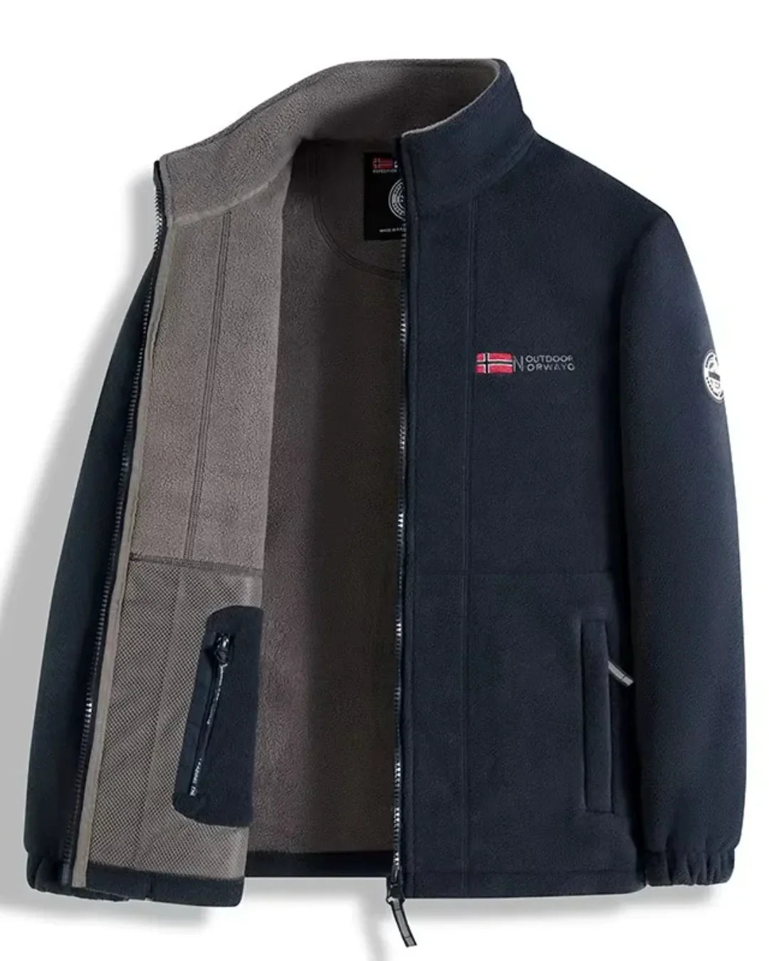 Lightweight thermal fleece for cold days