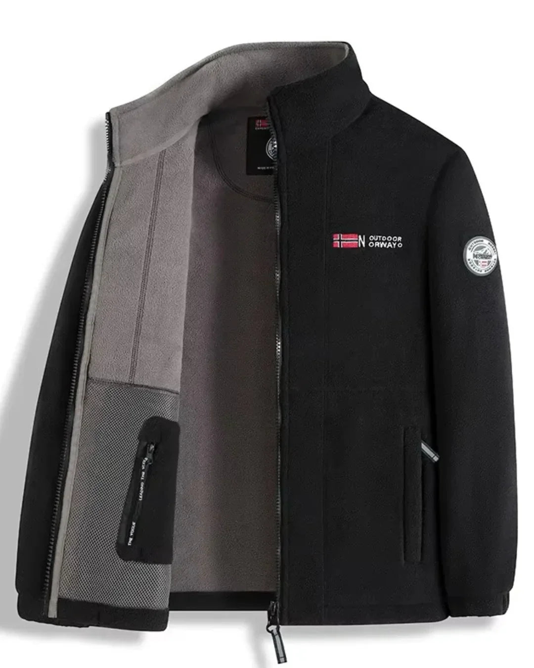 Lightweight thermal fleece for cold days