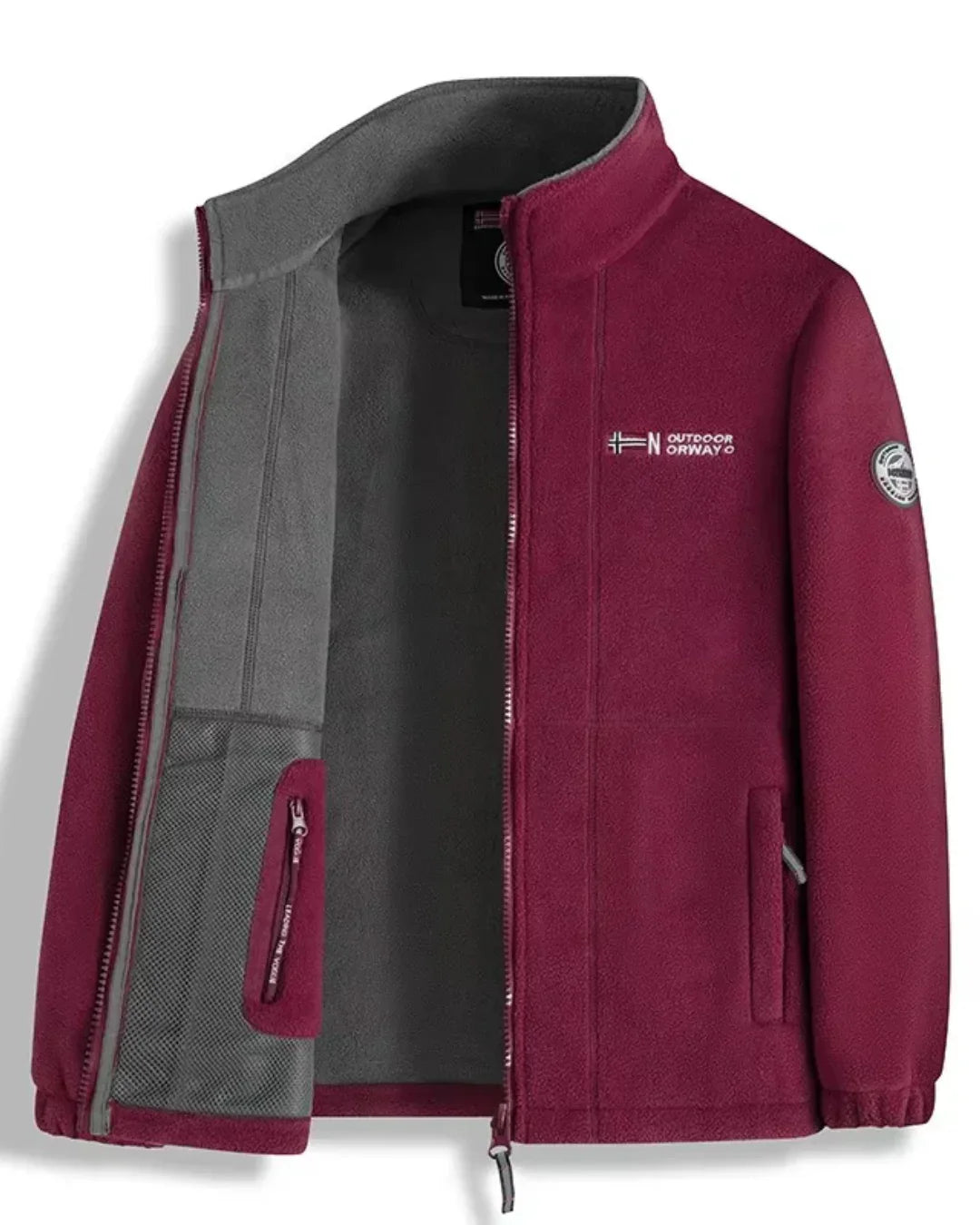Lightweight thermal fleece for cold days