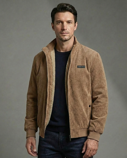 Nordhelm™ – Windproof insulated winter jacket for men