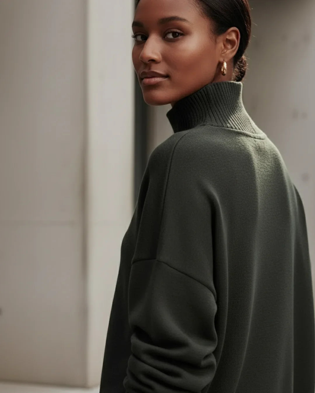 Turtleneck Knit Set