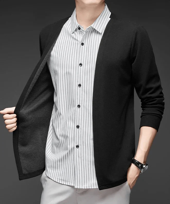 Italian Cut 2-in-1 Cardigan Shirt