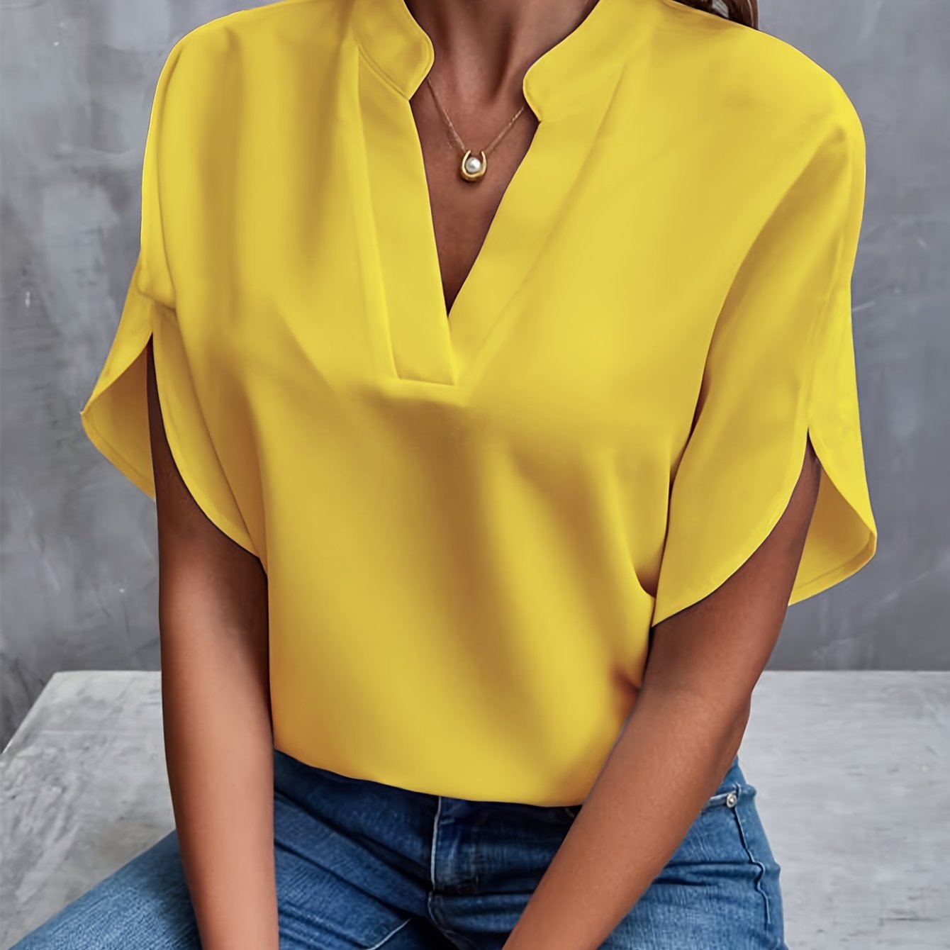 Blouse with Wide Sleeves Beth