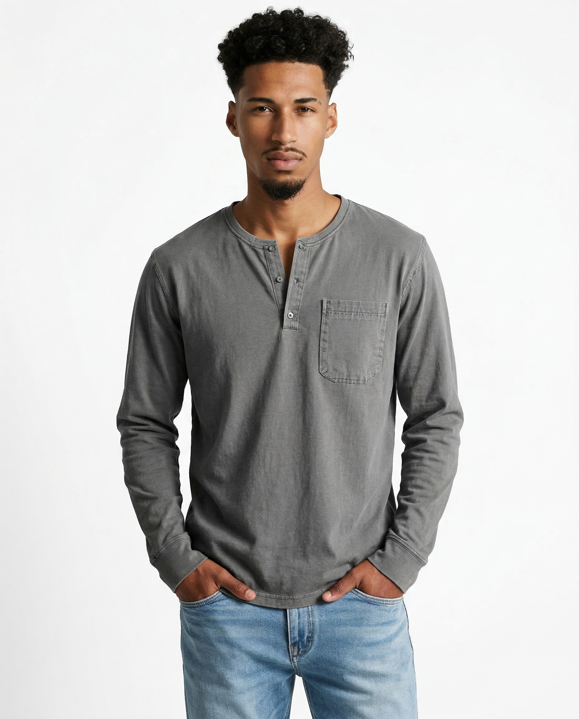 Classic Vintage Long-Sleeve Shirt
