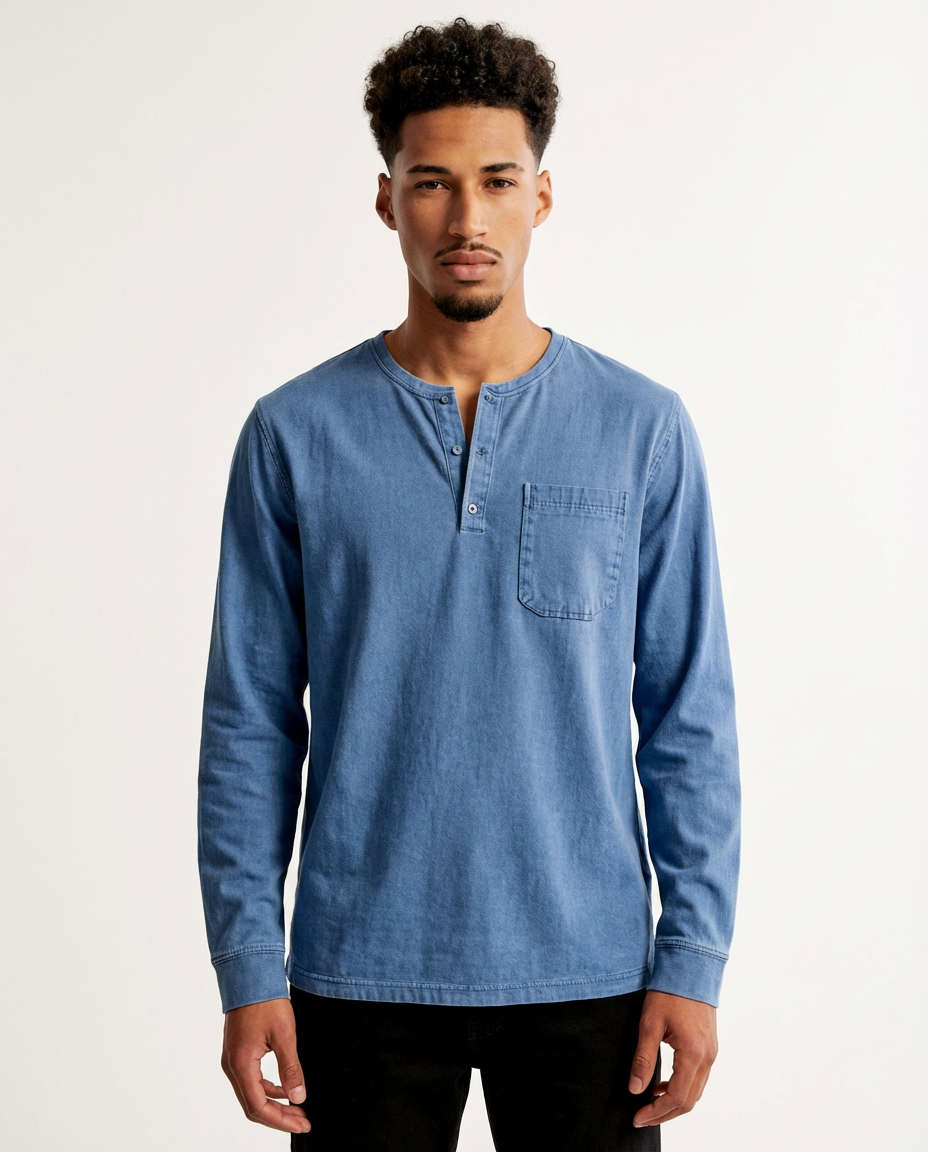 Classic Vintage Long-Sleeve Shirt