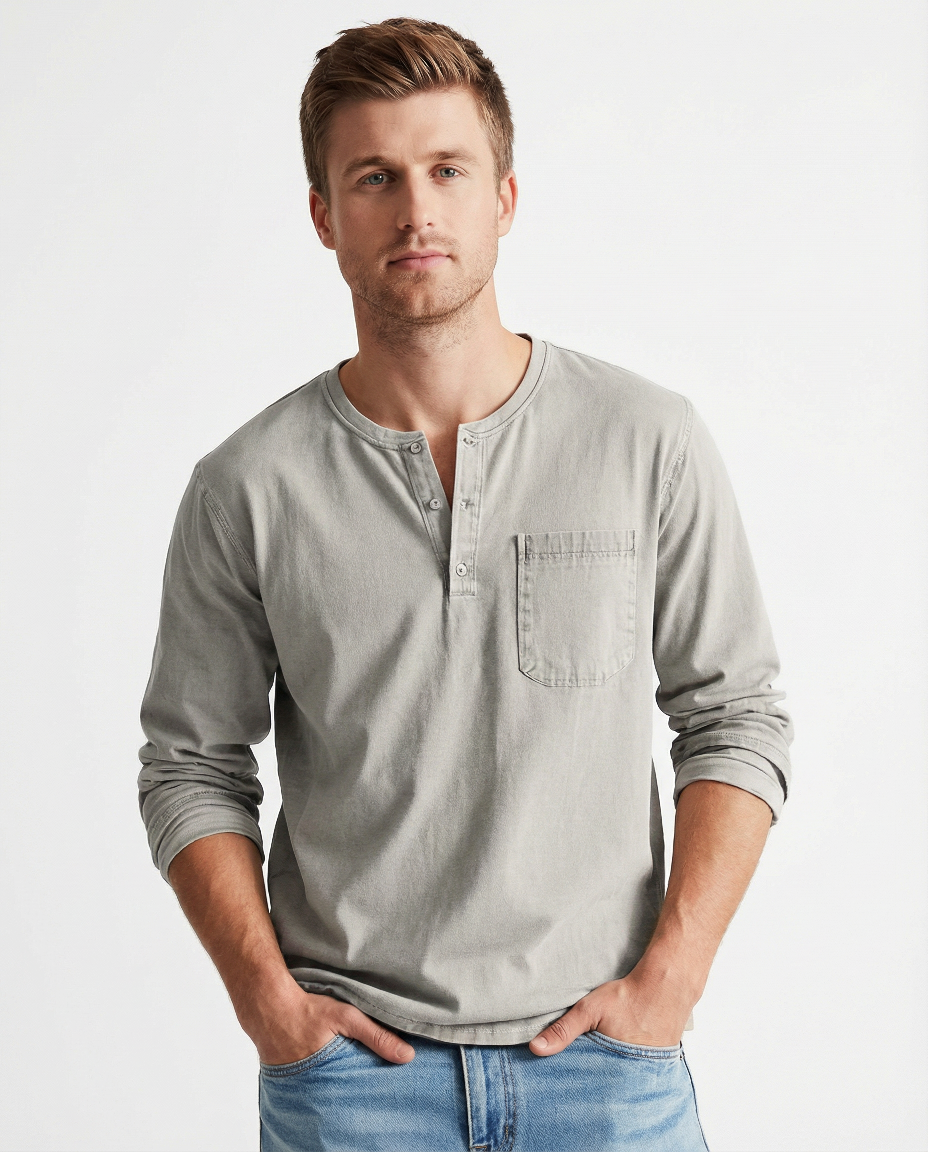 Classic Vintage Long-Sleeve Shirt