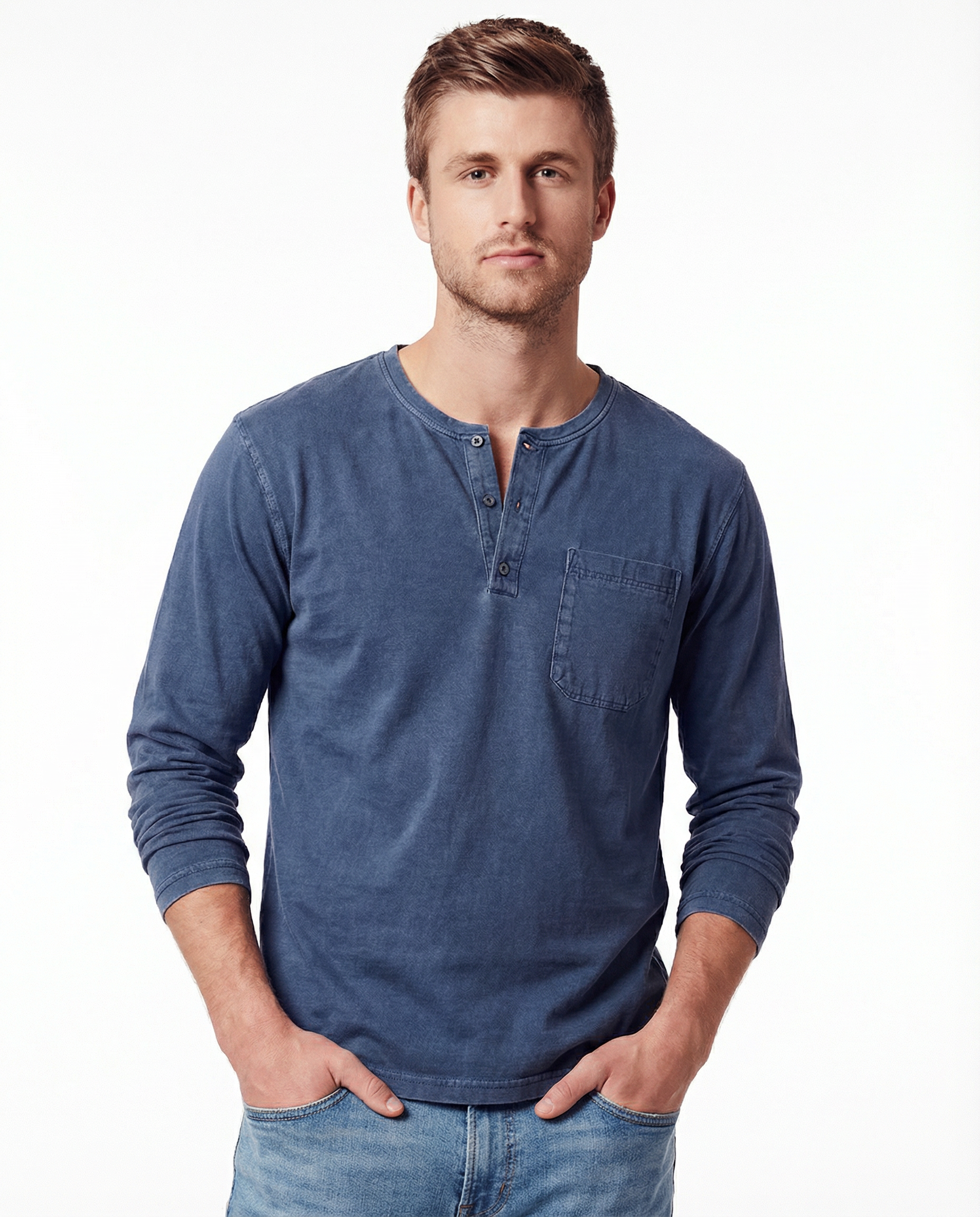 Classic Vintage Long-Sleeve Shirt