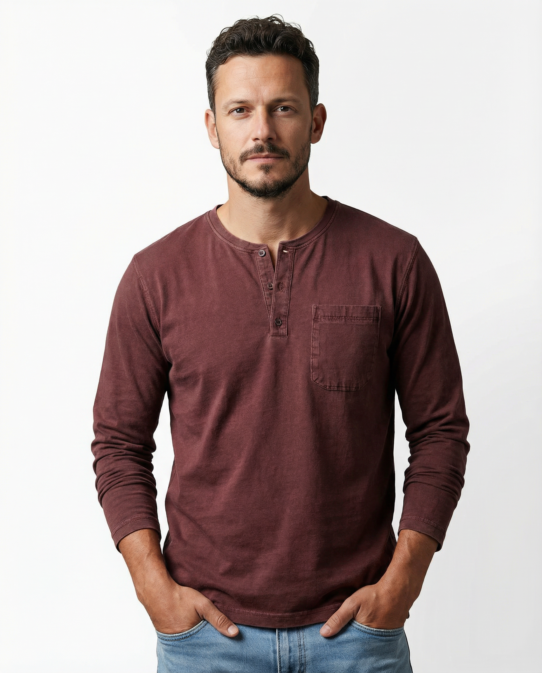 Classic Vintage Long-Sleeve Shirt
