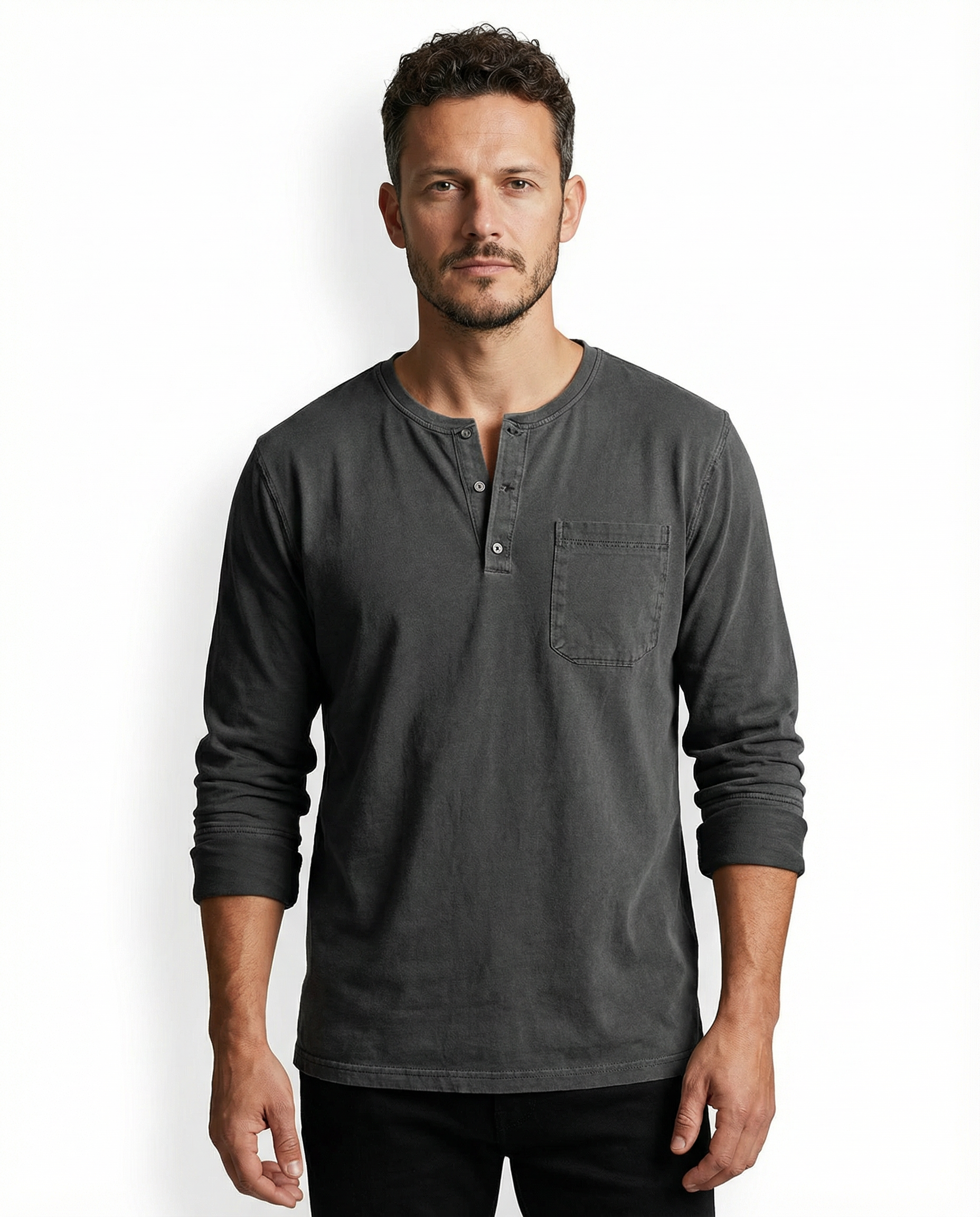 Classic Vintage Long-Sleeve Shirt