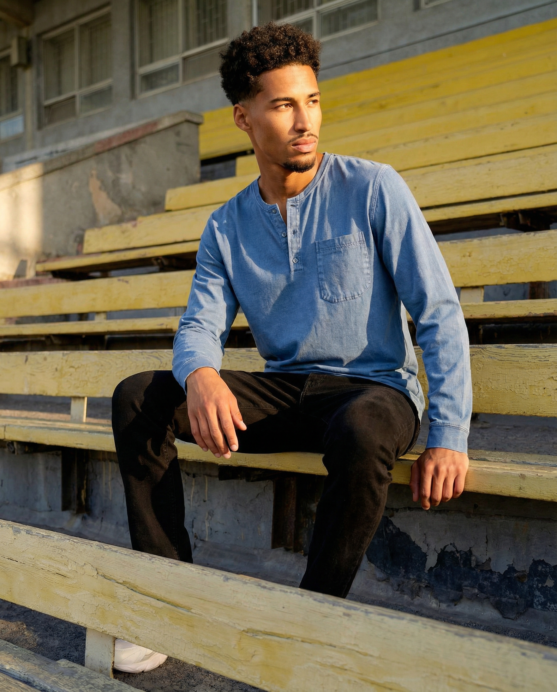 Classic Vintage Long-Sleeve Shirt